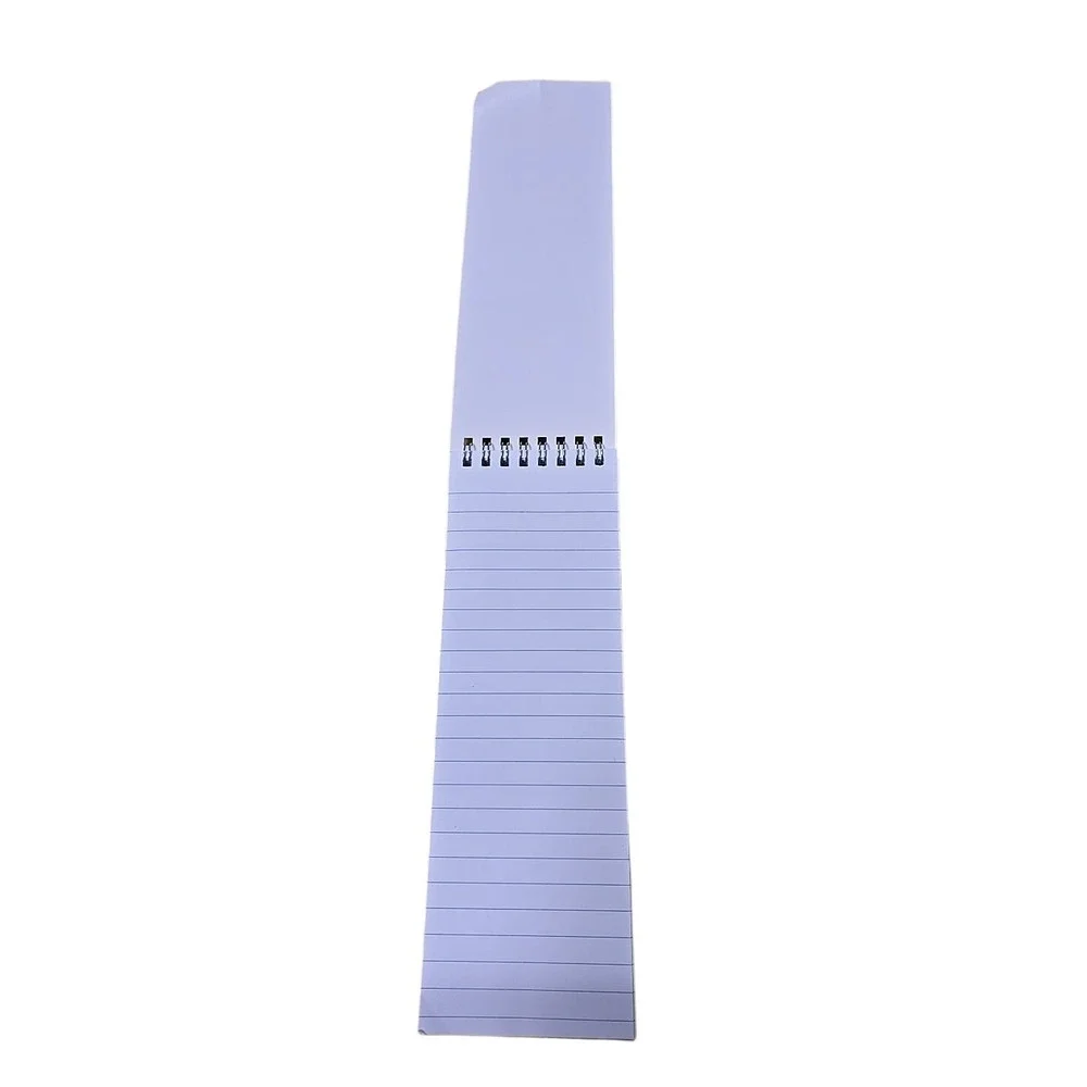 Top Flight Blue Camouflage List Pad, Notepad,‎ Writing Pad, Wide Ruled
